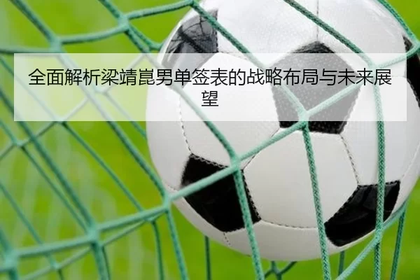 全面解析梁靖崑男单签表的战略布局与未来展望
